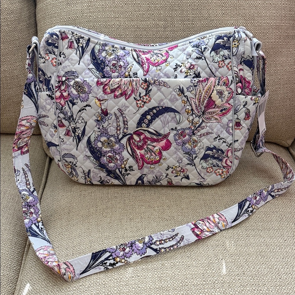 Vera Bradley Hummingbird Park Floral Quilted Crossbody Bag #27 - Picture 2 of 6
